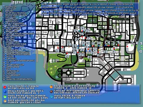 Strip club locations (GTA San Andreas) .